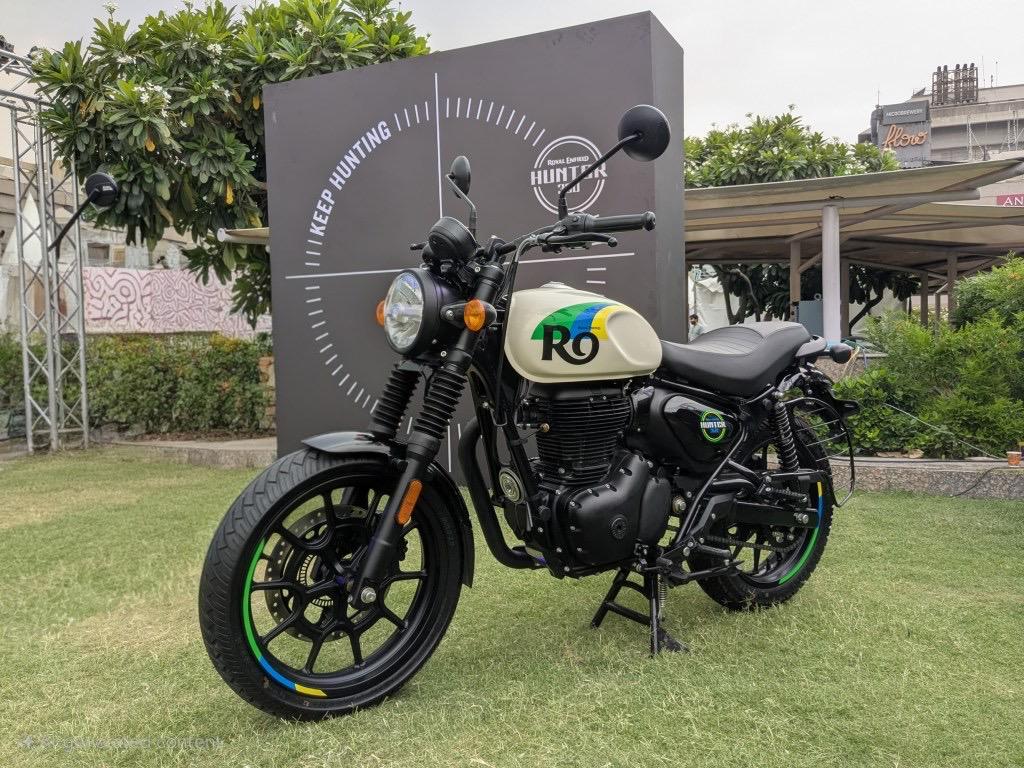 Royal Enfield Hunter on rent in Guwahati – Adventure bike rental